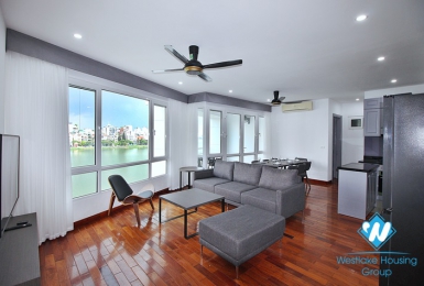 Lake view - Bright and quiet apartment on the 4th floor of service apartment on Quang An st, Tay Ho